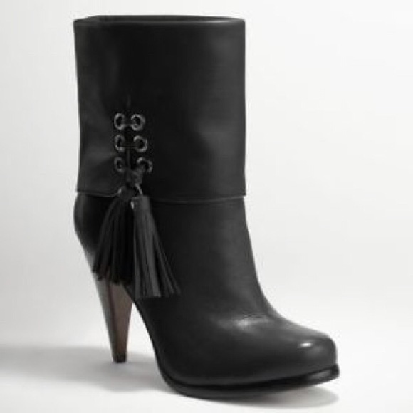 Coach Leather Cuff Boots - Picture 2 of 8