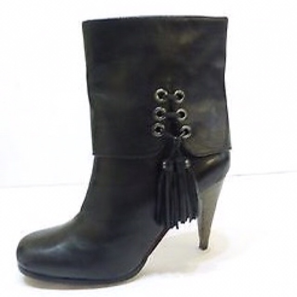 Coach Leather Cuff Boots - Picture 3 of 8