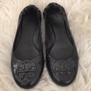 Tory Burch Patten leather Reva flats