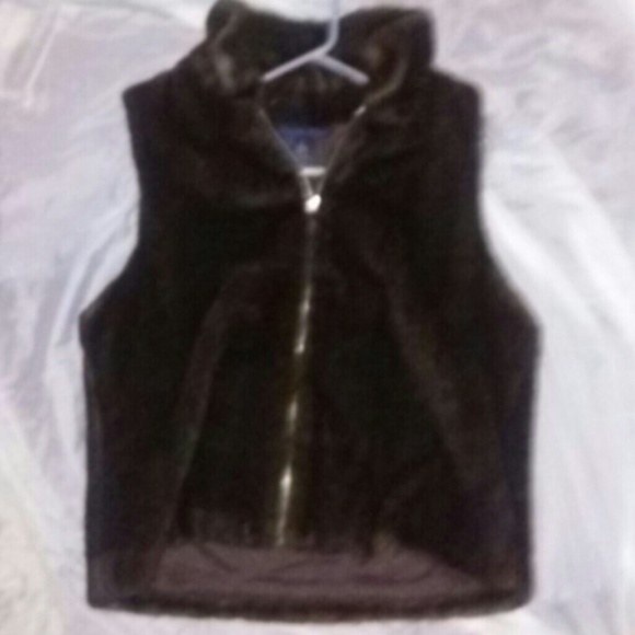 Faux fur vest