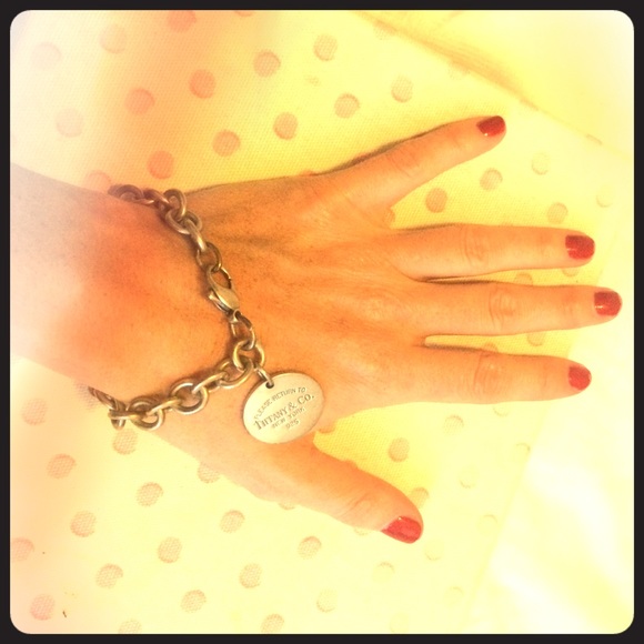 Authentic Tiffany & Co.  Round Tag bracelet!