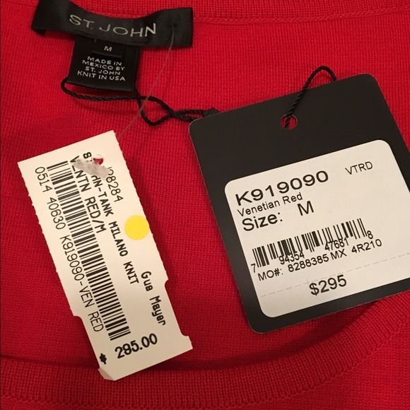 St. John Tops - St. John Milano Knit sleeveless shirt