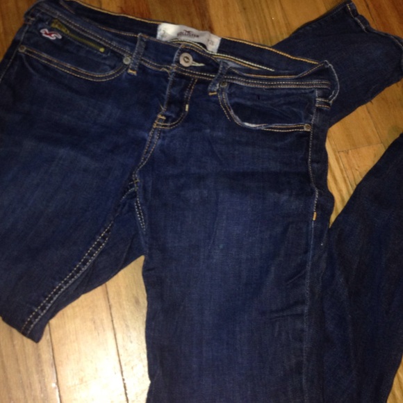 Hollister Jeans with Zipper Detailing on Leg