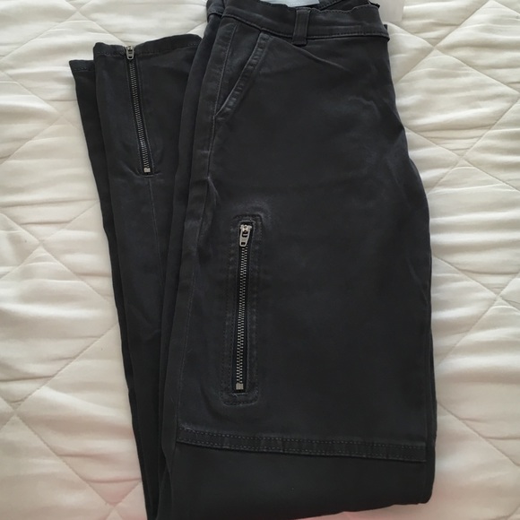 Moto Ankle Zip Skinny Jeans - Picture 1 of 4