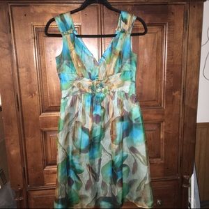 Silk dress by Suzi Chin