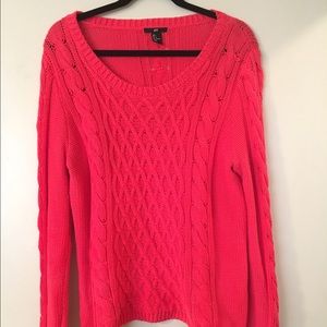 Neon Pink H & M Cozy Sweater