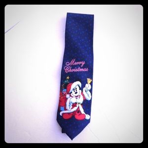 Disney Merry Christmas Mickey Mouse men's tie Disney Merry Christmas Mickey Mouse men's tie
