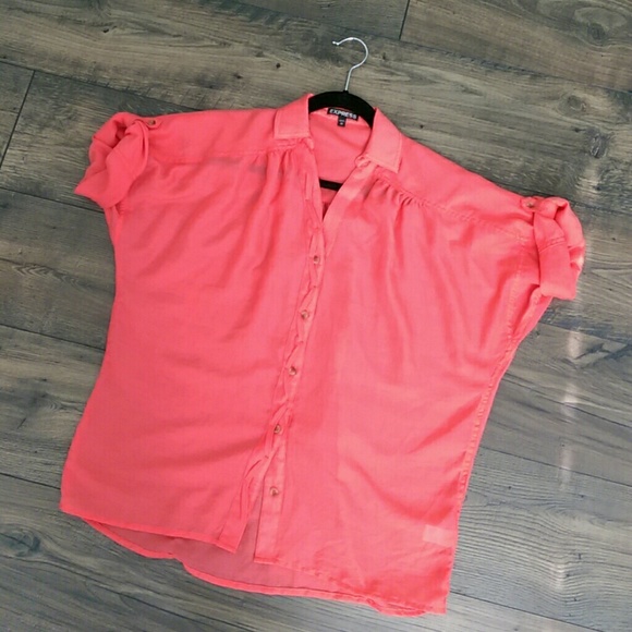 Peach blouse
