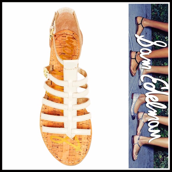 ❌SOLD❌SAM EDELMAN GLADIATOR LEATHER SANDALS 10W - Picture 6 of 8