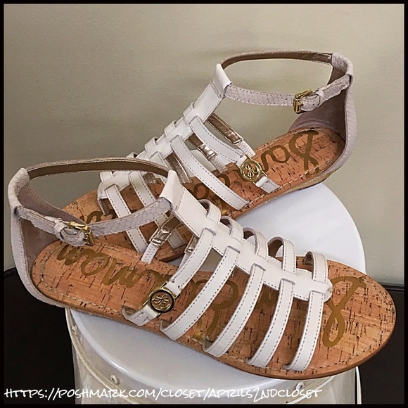 ❌SOLD❌SAM EDELMAN GLADIATOR LEATHER SANDALS 10W - Picture 2 of 8