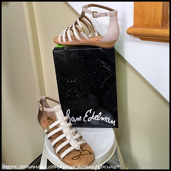 ❌SOLD❌SAM EDELMAN GLADIATOR LEATHER SANDALS 10W - Picture 7 of 8