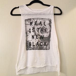 A&F Real Is The New Black Muscle Tee