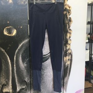 Athleta PliA tights in navy.