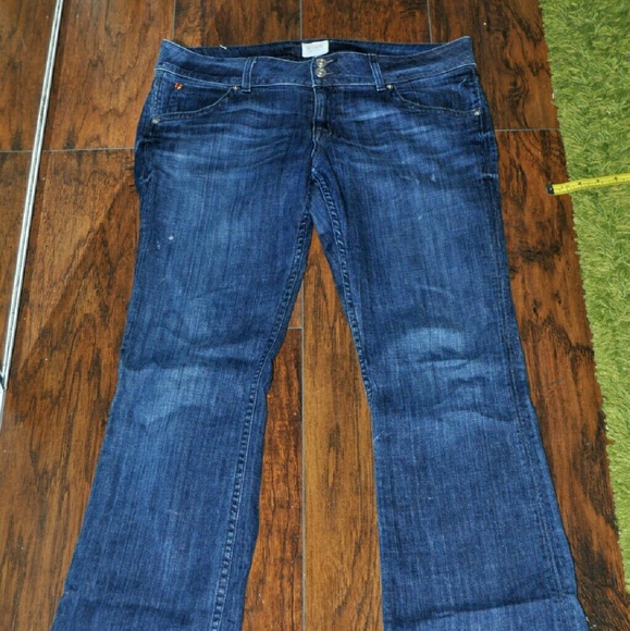 Hudson flap pocket  supermodel long jeans