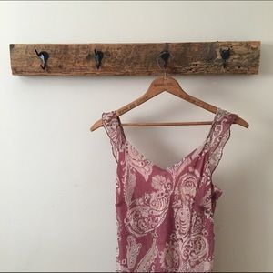 Pink paisley summer dress