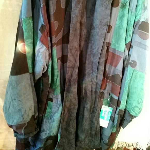 Simply Southwest reversible patchwork jacket. - Picture 2 of 4