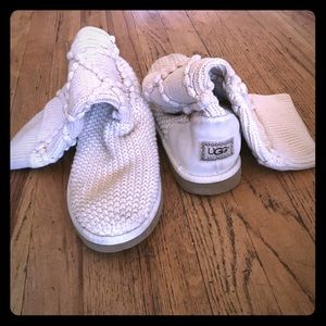 Ugg Australia Knit Beige Boots