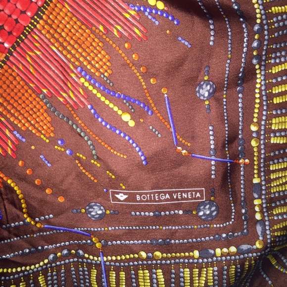 Bottega Veneta Printed Silk Scarf - Picture 4 of 4