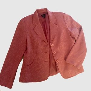 Vintage Pink Patterned Blazer