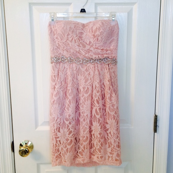 Light Pink Lace Dress