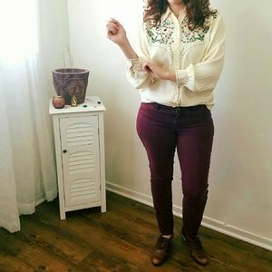 Vintage Embroidered Blouse