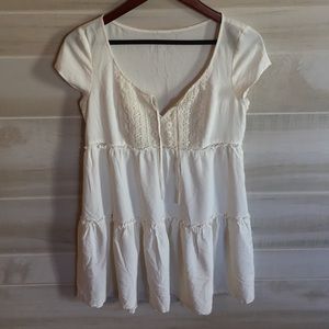 Cream dress - size S