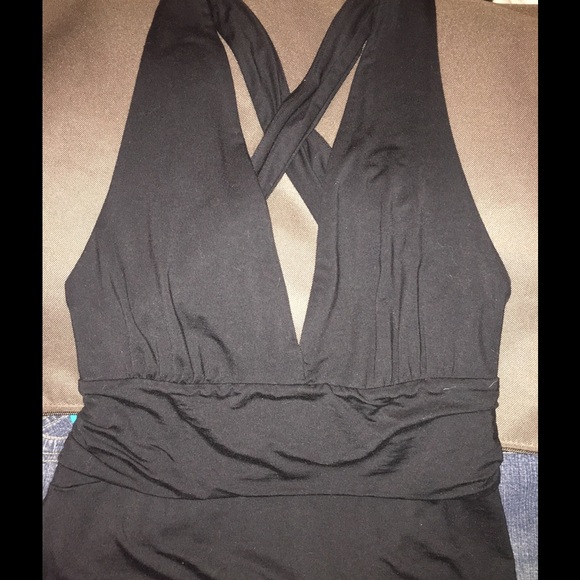 Black maxi dress