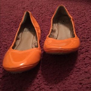 Orange flats