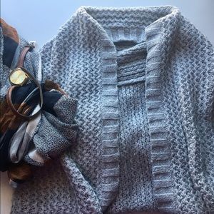 Shawl collar sweater