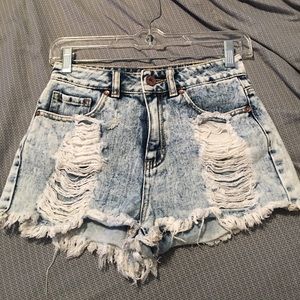 high rise shorts