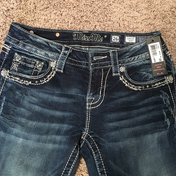 New with tags Miss Me boot cut jeans size 26