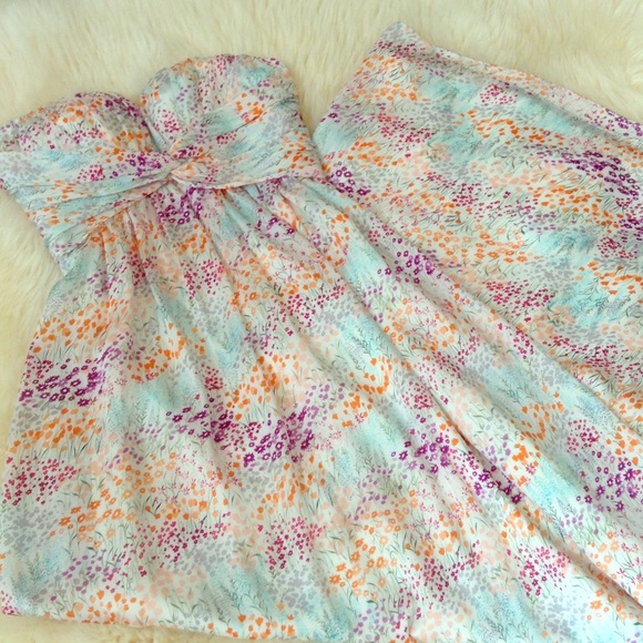 Jessica Simpson Strapless Maxi Dress