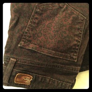 Paige Leopard Print Jeans