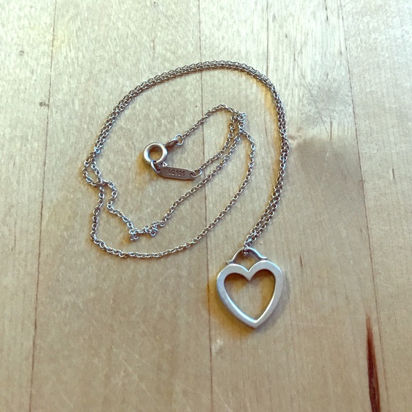 Tiffany Silver Heart Necklace