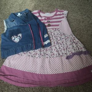 Naartjie set vest & dress