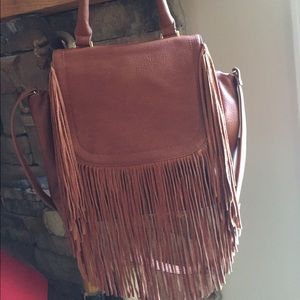 Moda Luxe Fringe Purse EUC