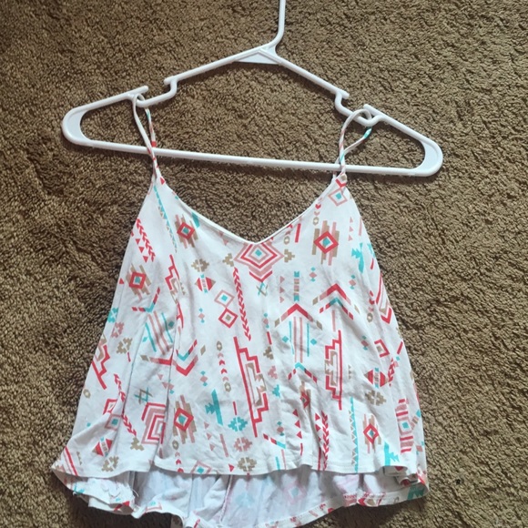 Aztec crop top