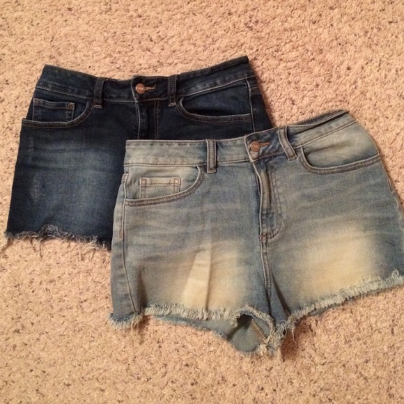 PINK Denim Shorts *set of 2* - Picture 1 of 4