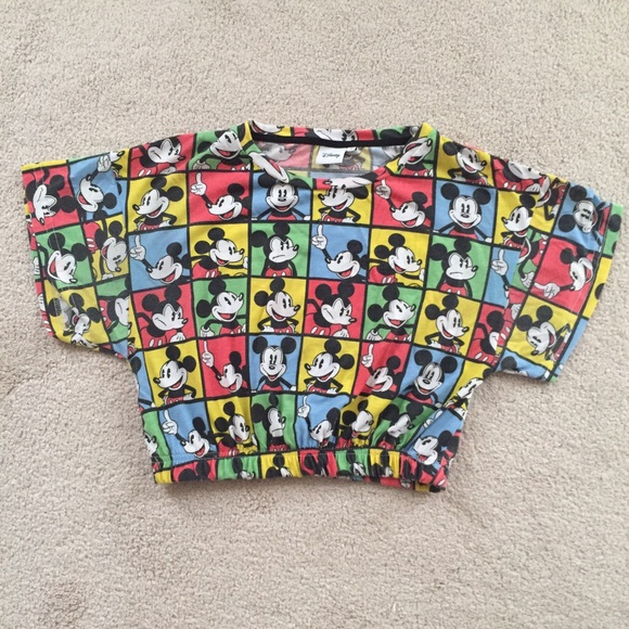 SALE 🐣 Mickey Mouse Crop Top