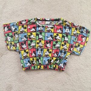 SALE 🐣 Mickey Mouse Crop Top