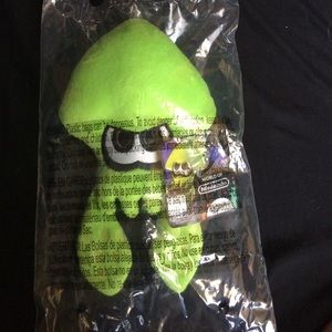 Unopened Green Squid Plushy