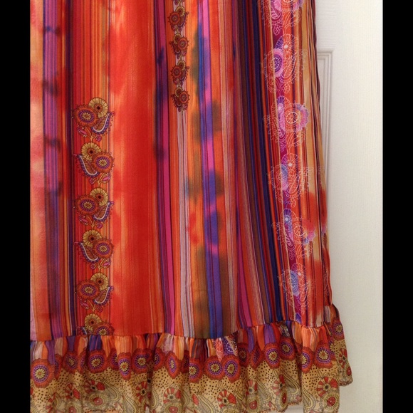 Grass Collection Strapless Maxi Dress Bohemian - Picture 4 of 4