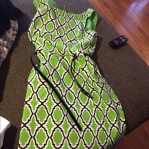 Green dress size 10p