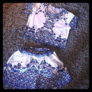 Two piece romper