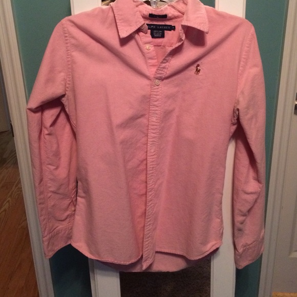 Pink polo colored shirt