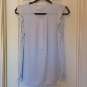 NWOT!  Loft ice blue blouse