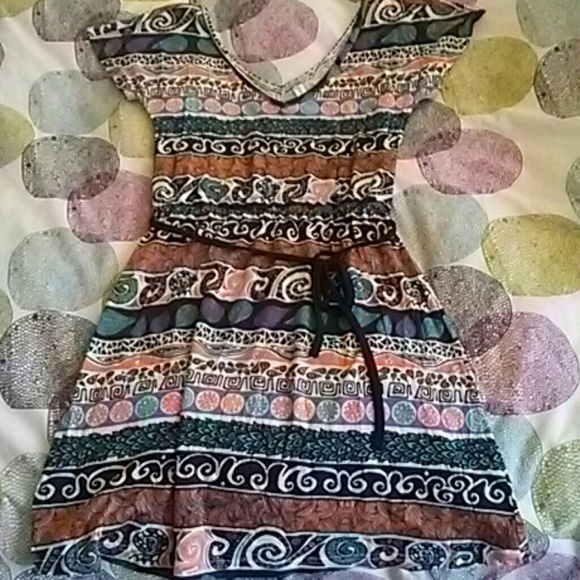 Threads for Thought multicolored dress XS
