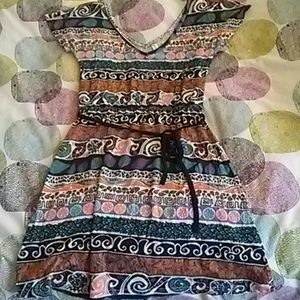 Threads for Thought multicolored dress XS