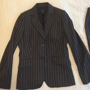 Brooks Brothers Pinstripe Suit: Jacket and Skirt