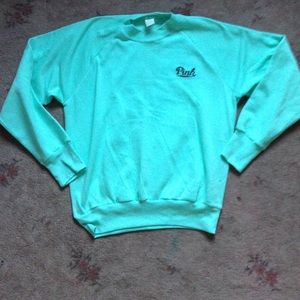 Baby blue/mint green sweatshirt
